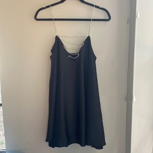 black cocktail dress